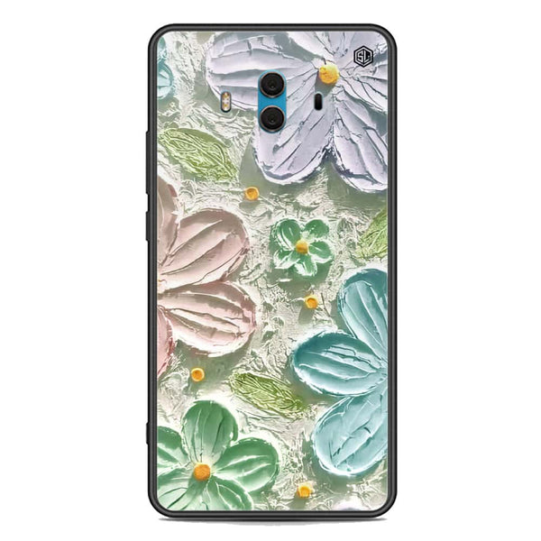 Floral Series Soft Phone Case - Premium Glass Case - Design 15 - Huawei Mate 10