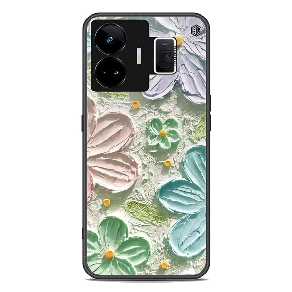 Floral Series Soft Phone Case - Premium Glass Case - Design 15 - Realme GT Neo 5