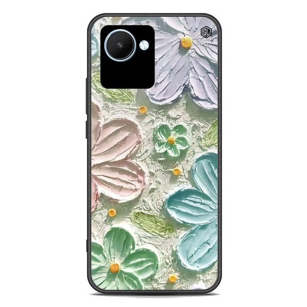 Floral Series Soft Phone Case - Premium Glass Case - Design 15 - Realme C30s