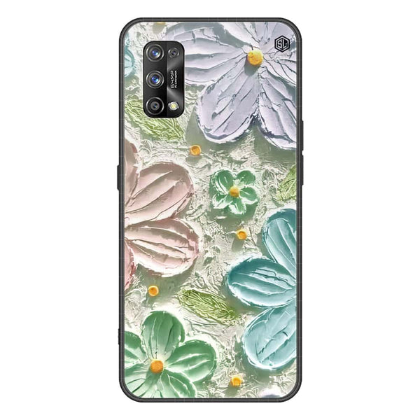 Floral Series Soft Phone Case - Premium Glass Case - Design 15 - Realme 7 Pro