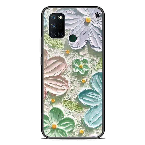 Floral Series Soft Phone Case - Premium Glass Case - Design 15 - Realme 7i