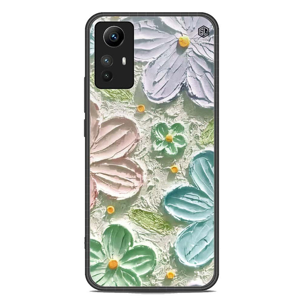 Floral Series Soft Phone Case - Premium Glass Case - Design 15 - Xiaomi Redmi Note 12S