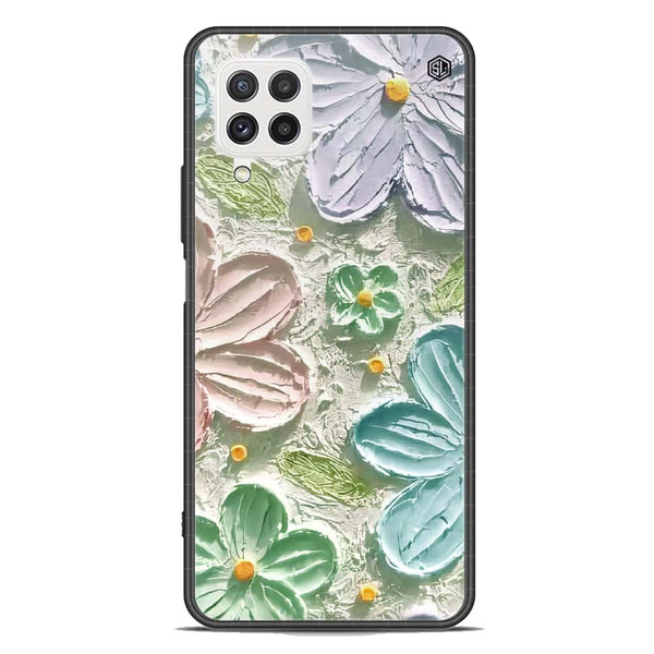 Floral Series Soft Phone Case - Premium Glass Case - Design 15 - Samsung Galaxy M32