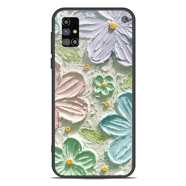 Floral Series Soft Phone Case - Premium Glass Case - Design 15 - Samsung Galaxy M31s