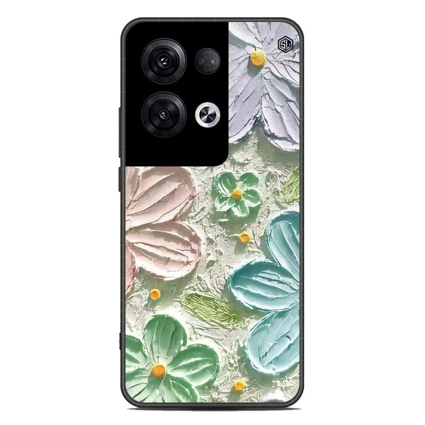 Floral Series Soft Phone Case - Premium Glass Case - Design 15 - Oppo Reno 8 Pro