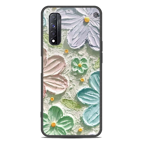 Floral Series Soft Phone Case - Premium Glass Case - Design 15 - Realme Narzo 30