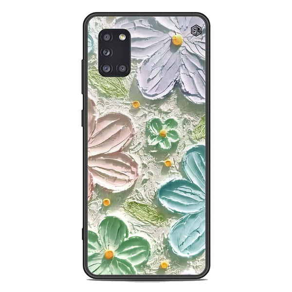 Floral Series Soft Phone Case - Premium Glass Case - Design 15 - Samsung Galaxy A31