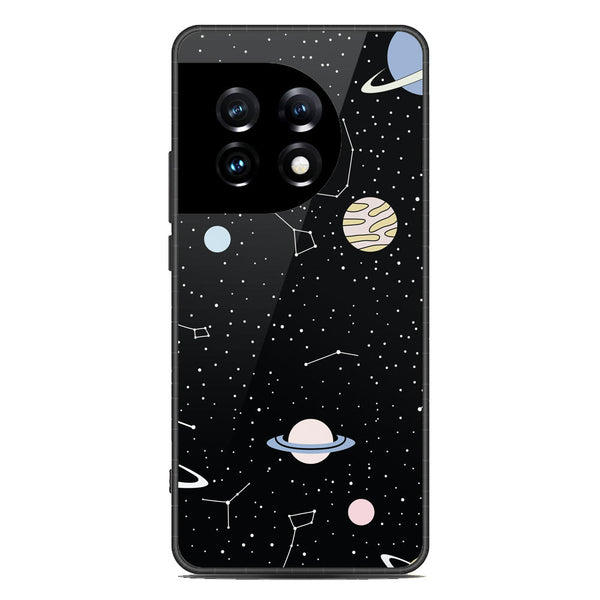 Space Series Soft Phone Case - Premium Glass Case - Design 1 - OnePlus Ace 2 Pro