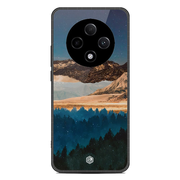 Mountains Wanderlust Series Soft Phone Case - Metal Case - Design 1 - Oppo F27 Pro Plus