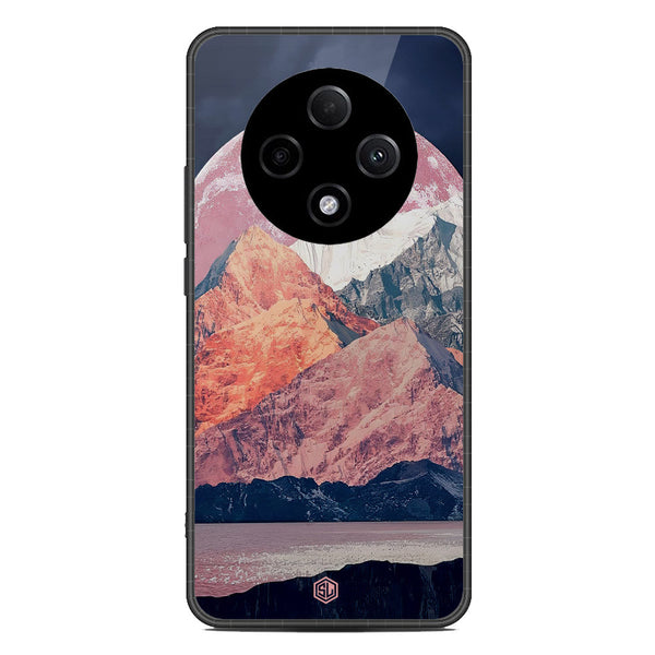 Mountains Wanderlust Series Soft Phone Case - Metal Case - Design 5 - Oppo F27 Pro Plus