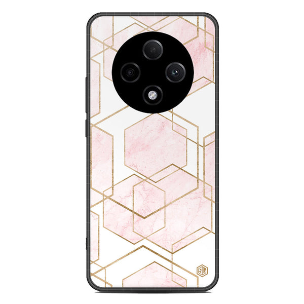 Stylish Marble Series Soft Phone Case - Metal Case - Design 3 - Oppo F27 Pro Plus