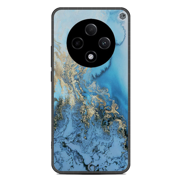 Marble Series Soft Phone Case - Metal Case - Design 2 - Oppo F27 Pro Plus