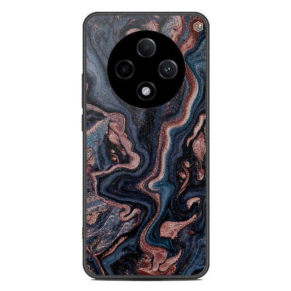 Marble Series Soft Phone Case - Metal Case - Design 4 - Oppo F27 Pro Plus