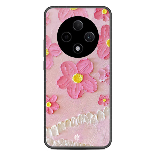 Floral Series Soft Phone Case - Metal Case - Design 2 - Oppo F27 Pro Plus