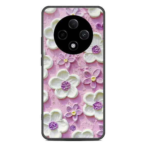 Floral Series Soft Phone Case - Metal Case - Design 4 - Oppo F27 Pro Plus