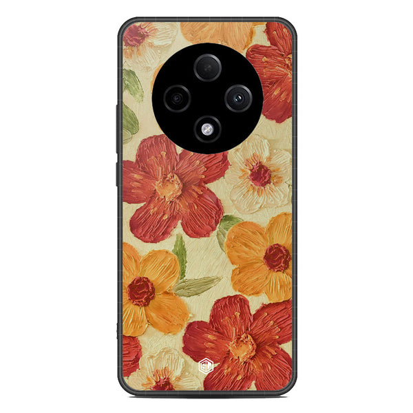 Floral Series Soft Phone Case - Metal Case - Design 6 - Oppo F27 Pro Plus