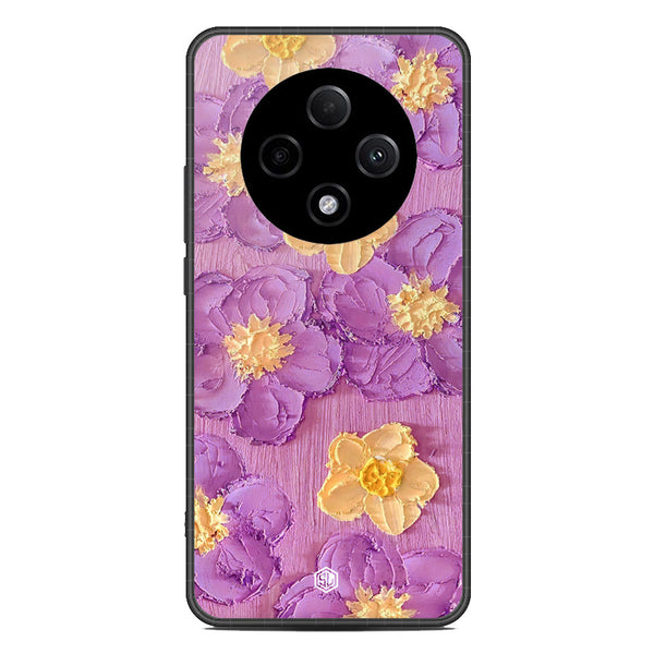 Floral Series Soft Phone Case - Metal Case - Design 8 - Oppo F27 Pro Plus