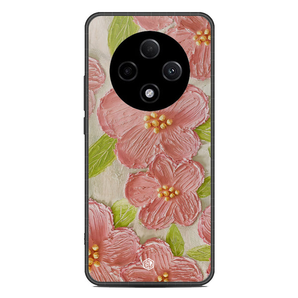 Floral Series Soft Phone Case - Metal Case - Design 9 - Oppo F27 Pro Plus