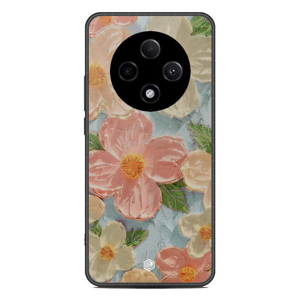 Floral Series Soft Phone Case - Metal Case - Design 16 - Oppo F27 Pro Plus