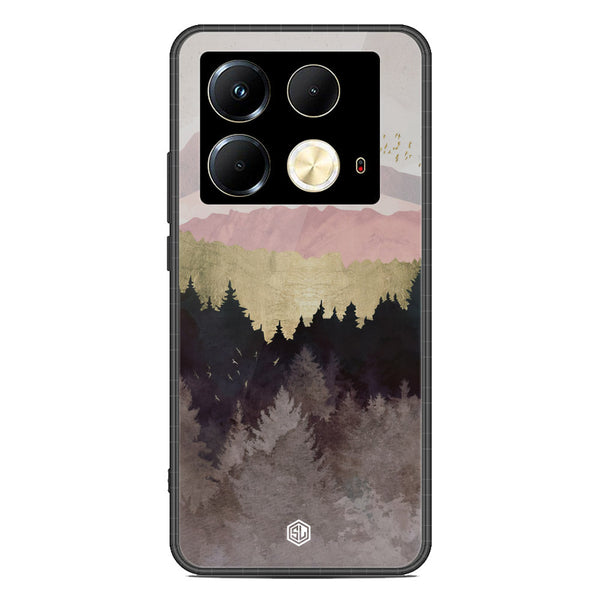 Mountains Wanderlust Series Soft Phone Case - Premium Glass Case - Design 2 - Infinix Note 40