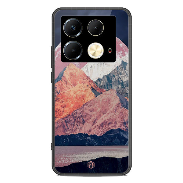 Mountains Wanderlust Series Soft Phone Case - Premium Glass Case - Design 5 - Infinix Note 40