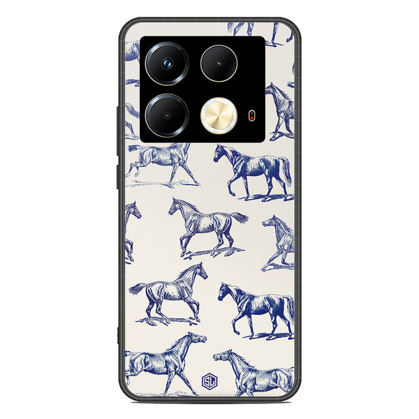 Trending Designs Series Soft Phone Case - Premium Glass Case - Design 3 - Infinix Note 40