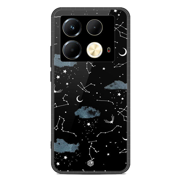 Space Series Soft Phone Case - Premium Glass Case - Design 5 - Infinix Note 40