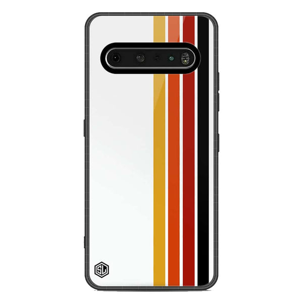 Retro Stripes Series Soft Phone Case - Metal Case - Design 4 - LG V60 ThinQ 5G