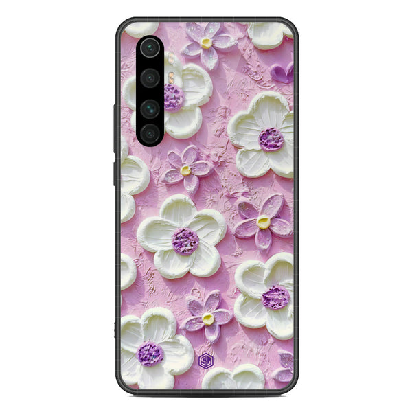 Floral Series Soft Phone Case - Metal Case - Design 4 - Xiaomi Mi Note 10 Lite