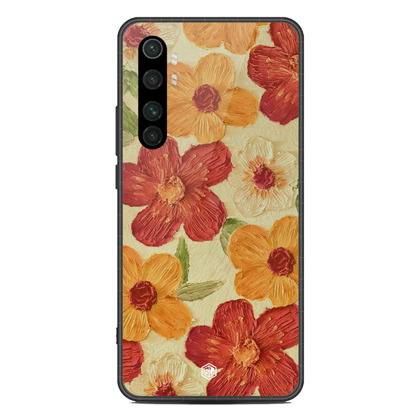 Floral Series Soft Phone Case - Metal Case - Design 6 - Xiaomi Mi Note 10 Lite