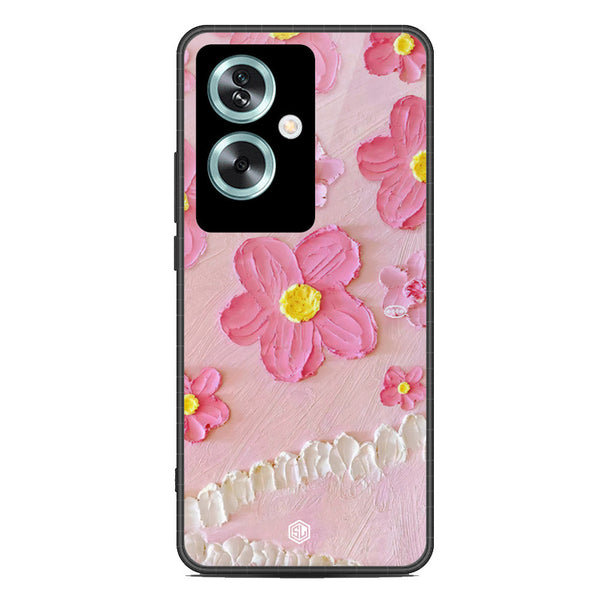 Floral Series Soft Phone Case - Metal Case - Design 2 - Oppo A79