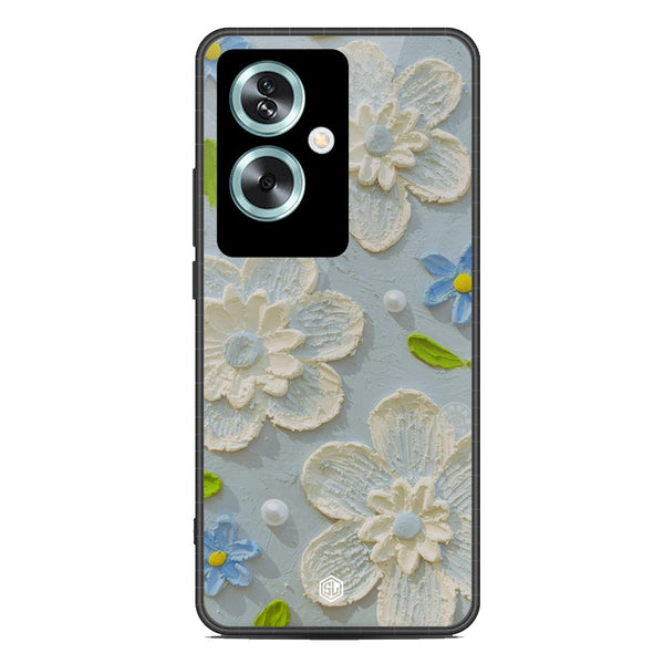 Floral Series Soft Phone Case - Metal Case - Design 3 - Oppo A79