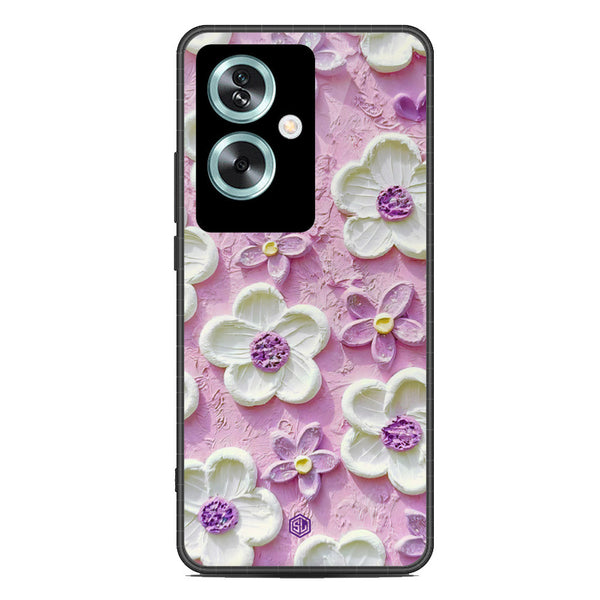 Floral Series Soft Phone Case - Metal Case - Design 4 - Oppo A79