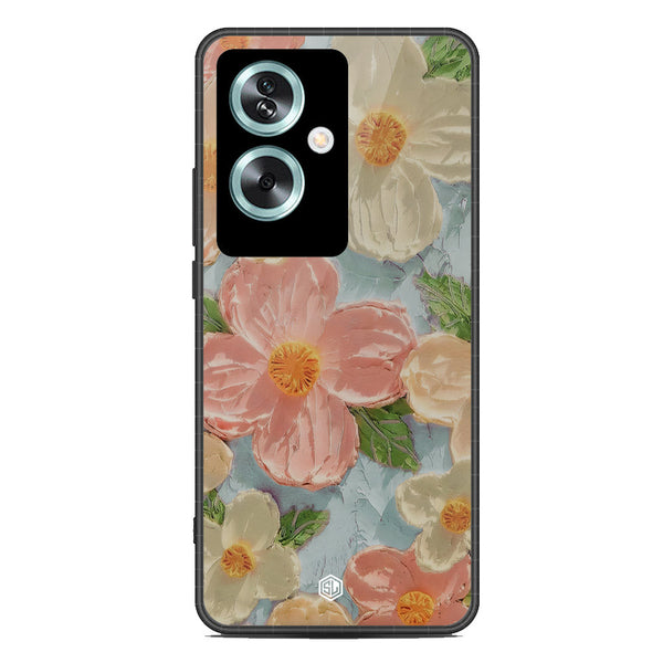 Floral Series Soft Phone Case - Metal Case - Design 16 - Oppo A79