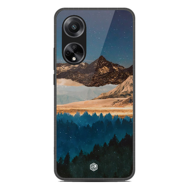 Mountains Wanderlust Series Soft Phone Case - Metal Case - Design 1 - Oppo A98