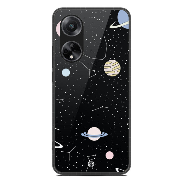 Space Series Soft Phone Case - Metal Case - Design 1 - Oppo A98