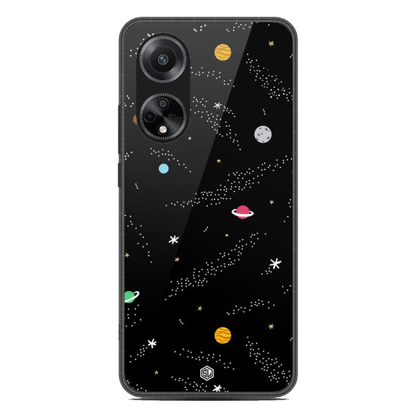 Space Series Soft Phone Case - Metal Case - Design 2 - Oppo A98