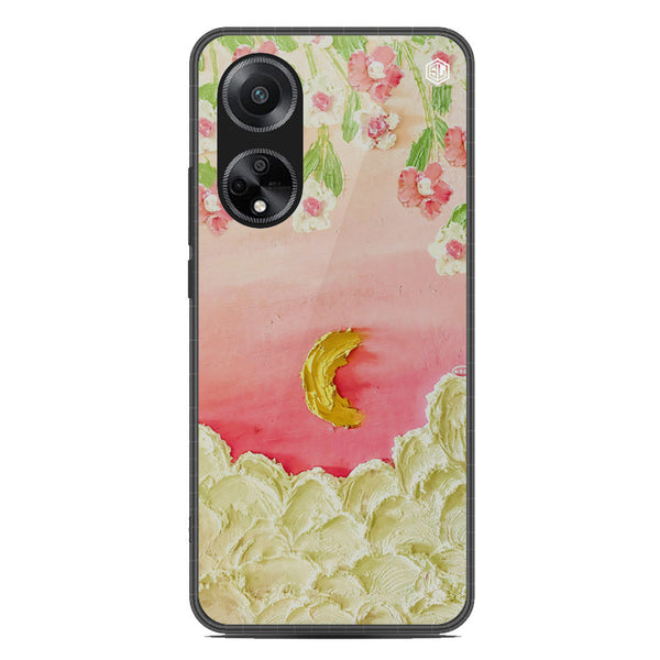 Floral Series Soft Phone Case - Metal Case - Design 7 - Oppo A1