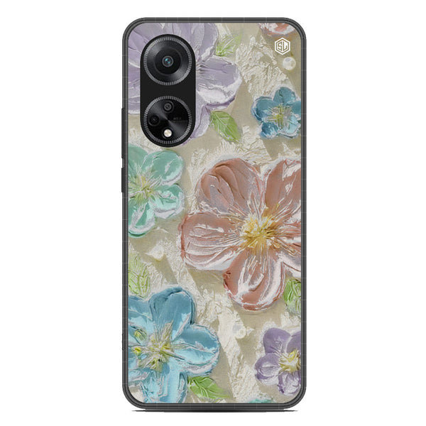 Floral Series Soft Phone Case - Metal Case - Design 14 - Oppo F23