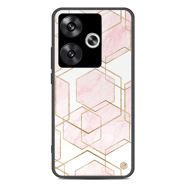 Stylish Marble Series Soft Phone Case - Premium Glass Case - Design 3 - Xiaomi Poco F6