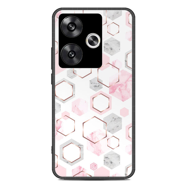 Stylish Marble Series Soft Phone Case - Premium Glass Case - Design 4 - Xiaomi Poco F6