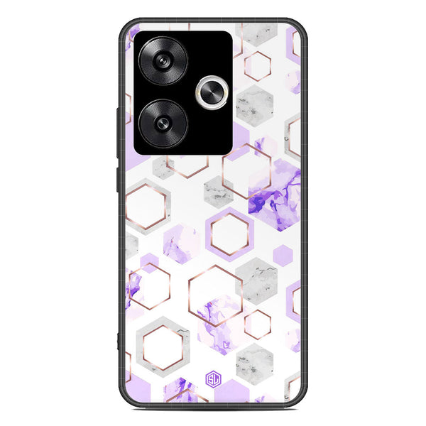 Stylish Marble Series Soft Phone Case - Premium Glass Case - Design 5 - Xiaomi Poco F6