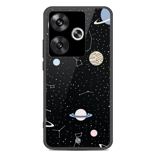 Space Series Soft Phone Case - Premium Glass Case - Design 1 - Xiaomi Poco F6