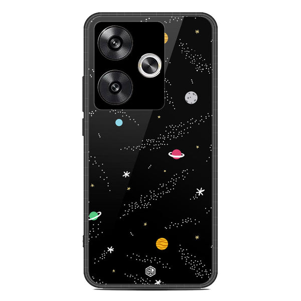 Space Series Soft Phone Case - Premium Glass Case - Design 2 - Xiaomi Poco F6