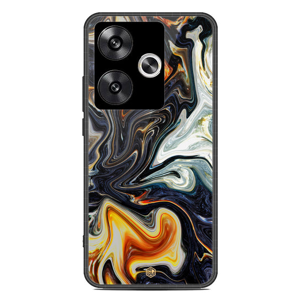 Marble Series Soft Phone Case - Premium Glass Case - Design 1 - Xiaomi Poco F6