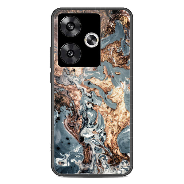 Marble Series Soft Phone Case - Premium Glass Case - Design 5 - Xiaomi Poco F6