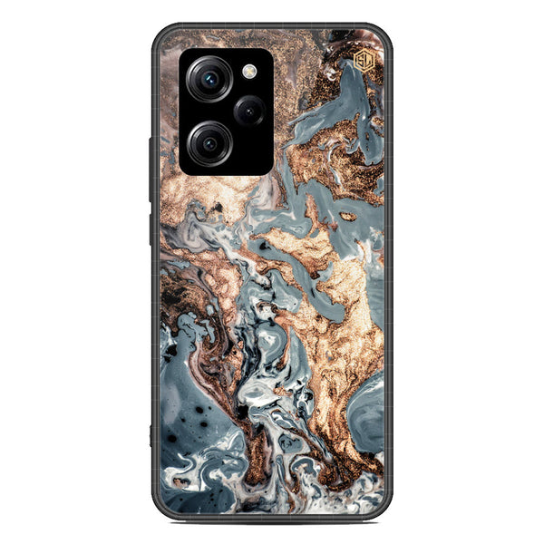 Marble Series Soft Phone Case - Premium Glass Case - Design 5 - Xiaomi Poco X5 Pro