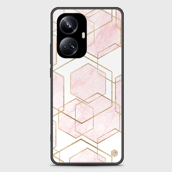 Stylish Marble Series Soft Phone Case - Metal Case - Design 3 - Realme 10 Pro Plus