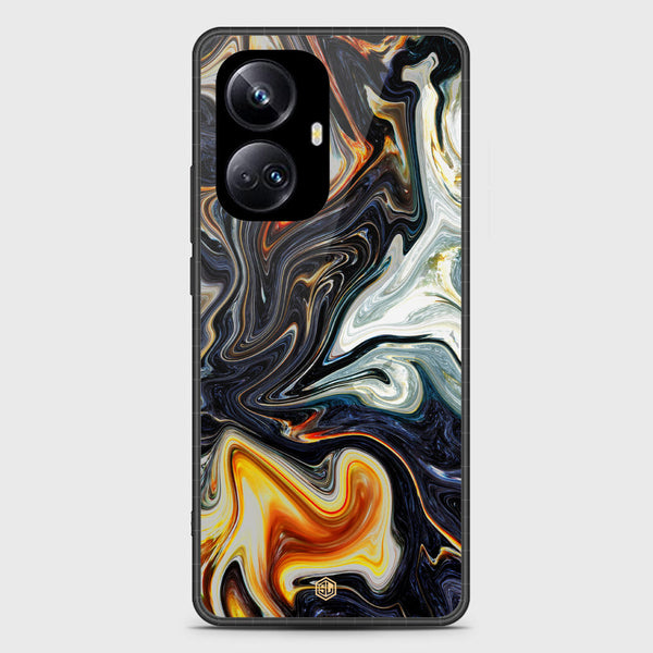 Marble Series Soft Phone Case - Metal Case - Design 1 - Realme 10 Pro Plus