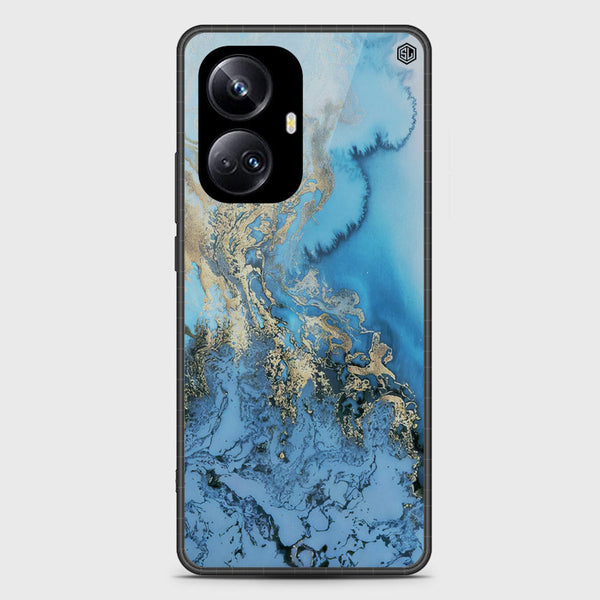 Marble Series Soft Phone Case - Metal Case - Design 2 - Realme 10 Pro Plus